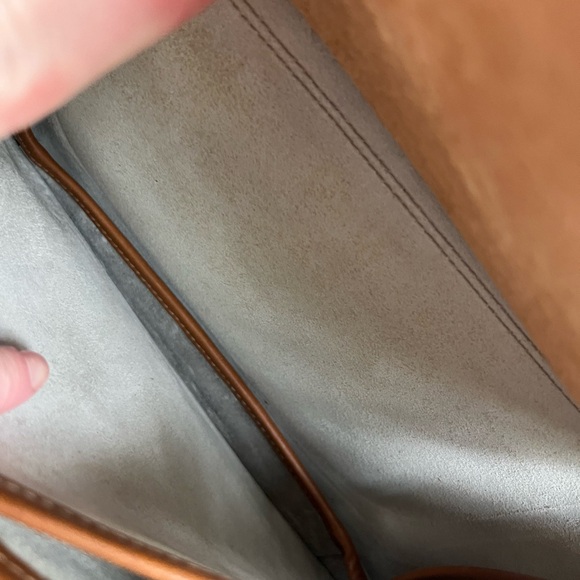 ICONIC Vintage Ghurka Original No 37 The Spectator Bag - grey and brown leather - Picture 12 of 16